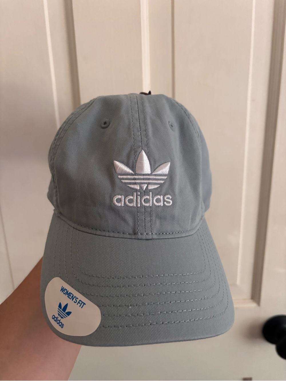 adidas Woman’s pastel blue/ grey hat
